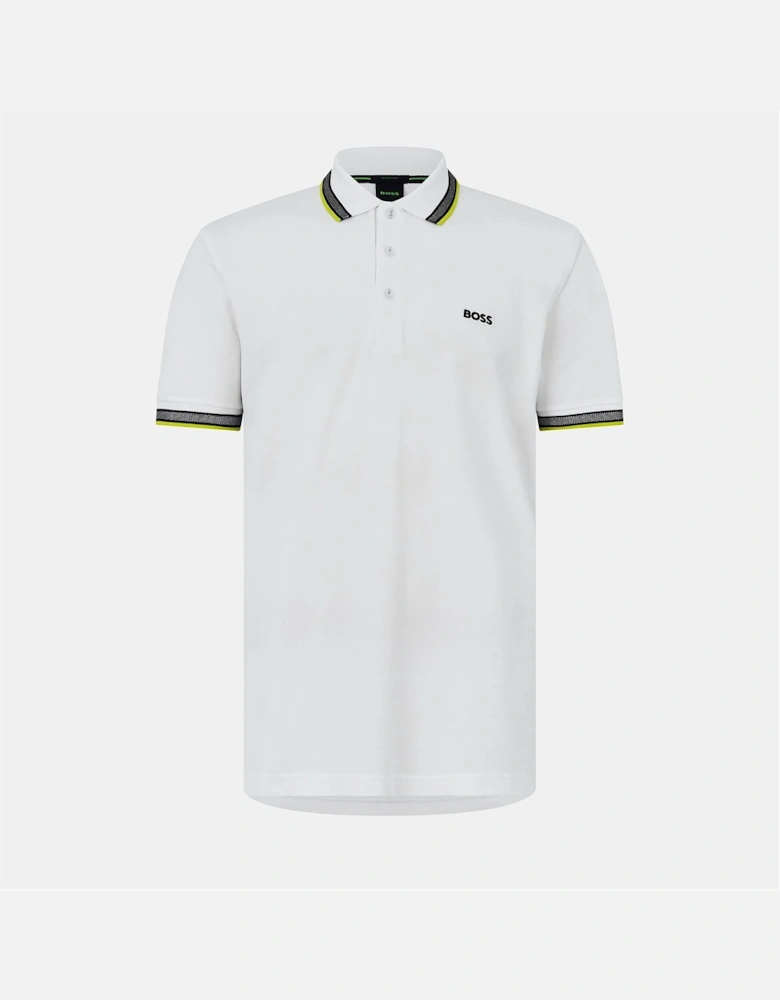 Green Paddy Polo Shirt With Contrast Tipping