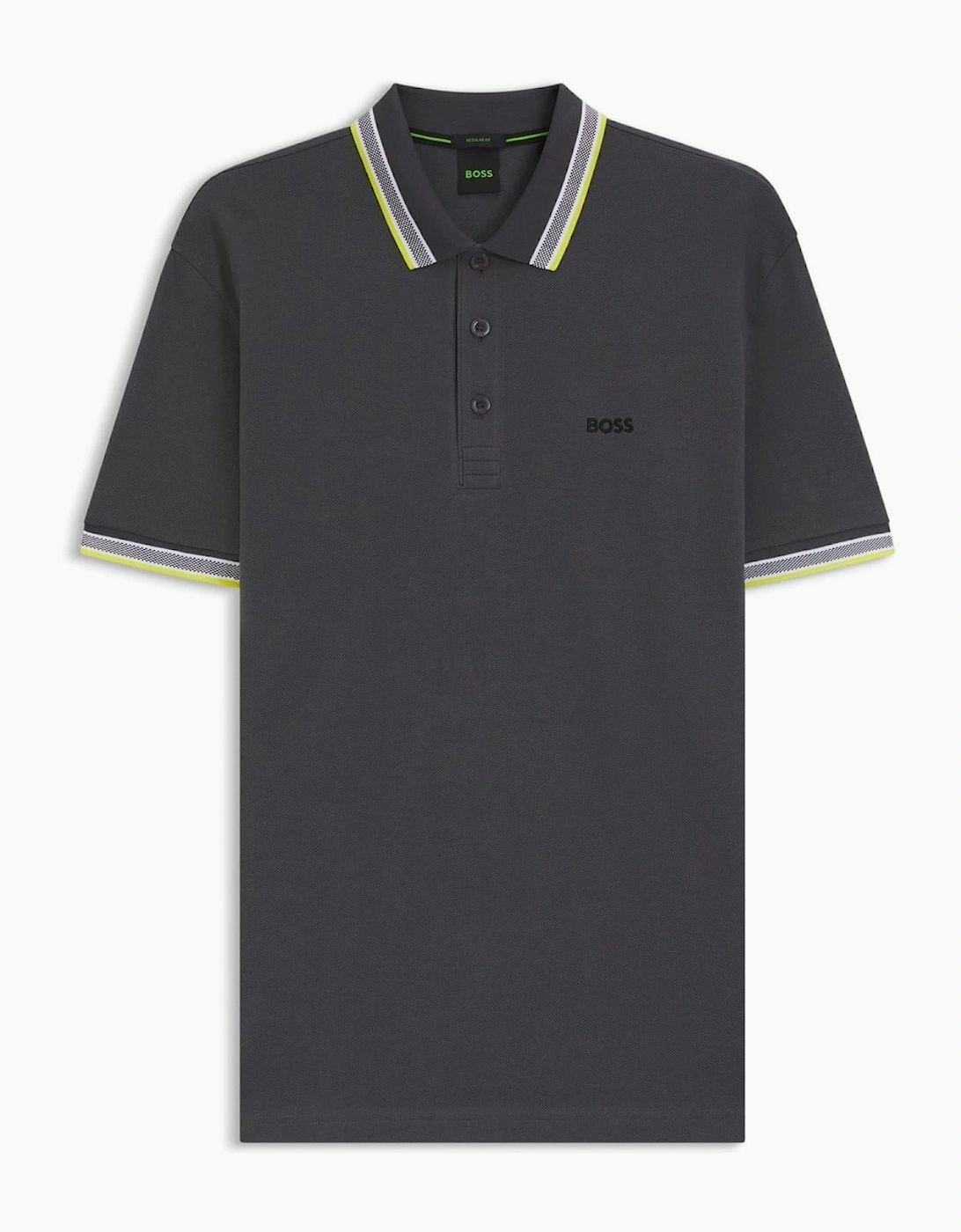 Green Paddy Polo Shirt With Contrast Tipping