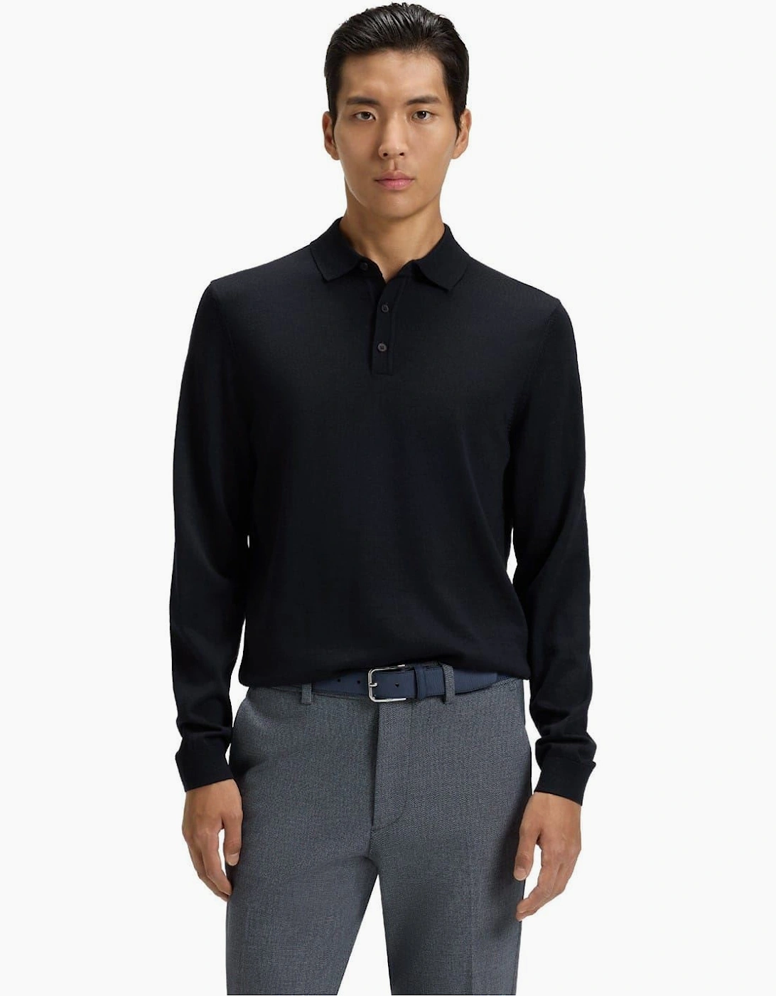 Lancione Long Sleeve Polo