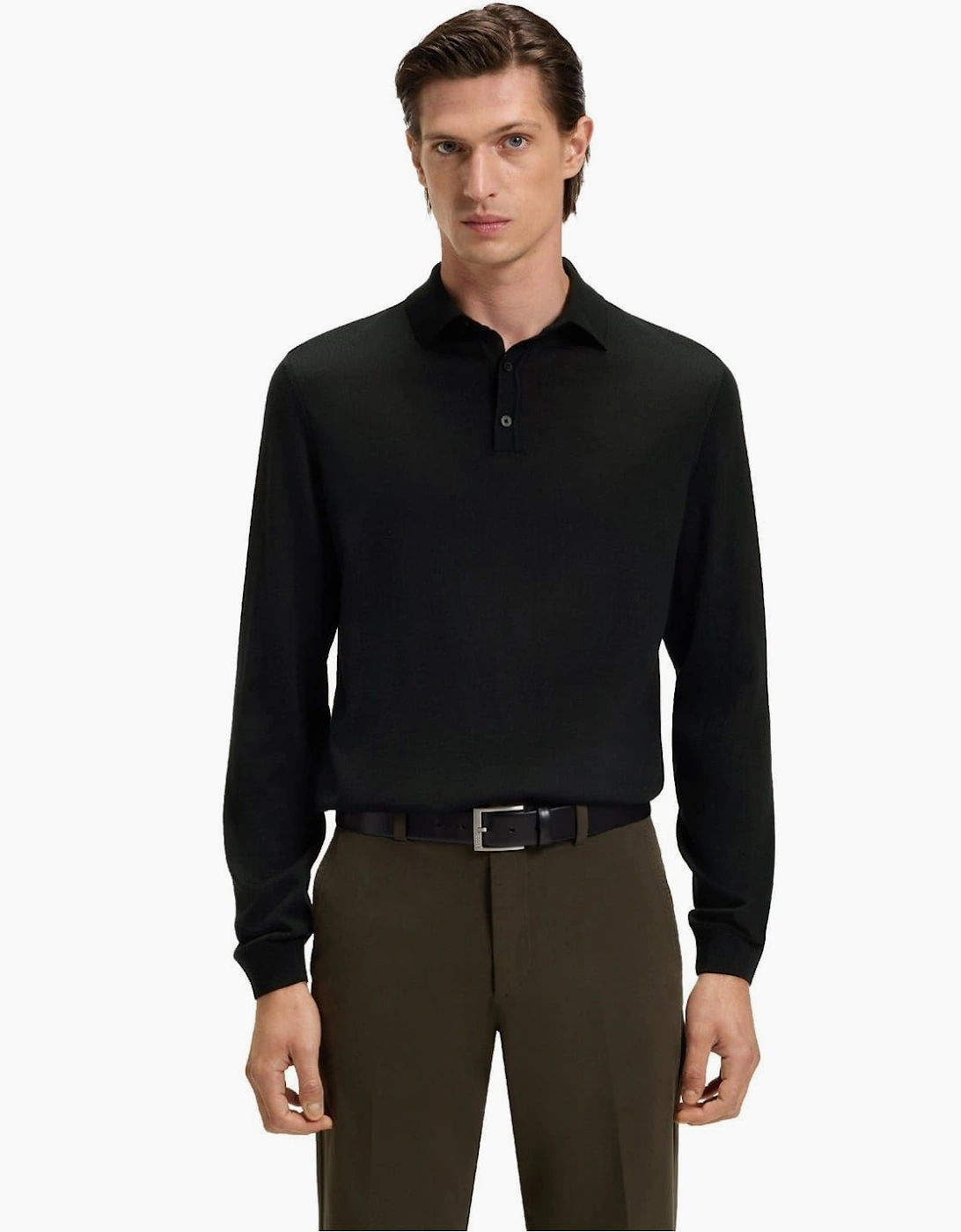 Lancione Long Sleeve Polo