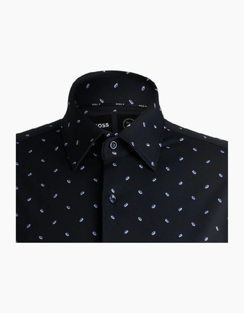 Point Collar Long Sleeve Oxford Shirt