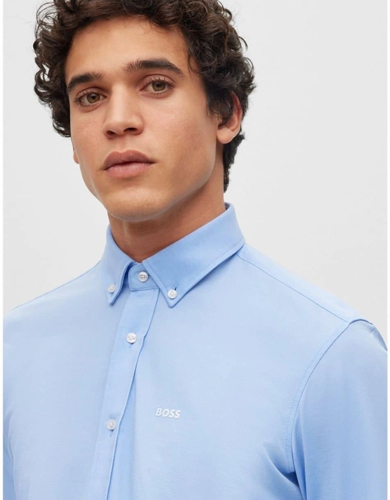 Joe Button Down Collar Long Sleeve Oxford Shirt