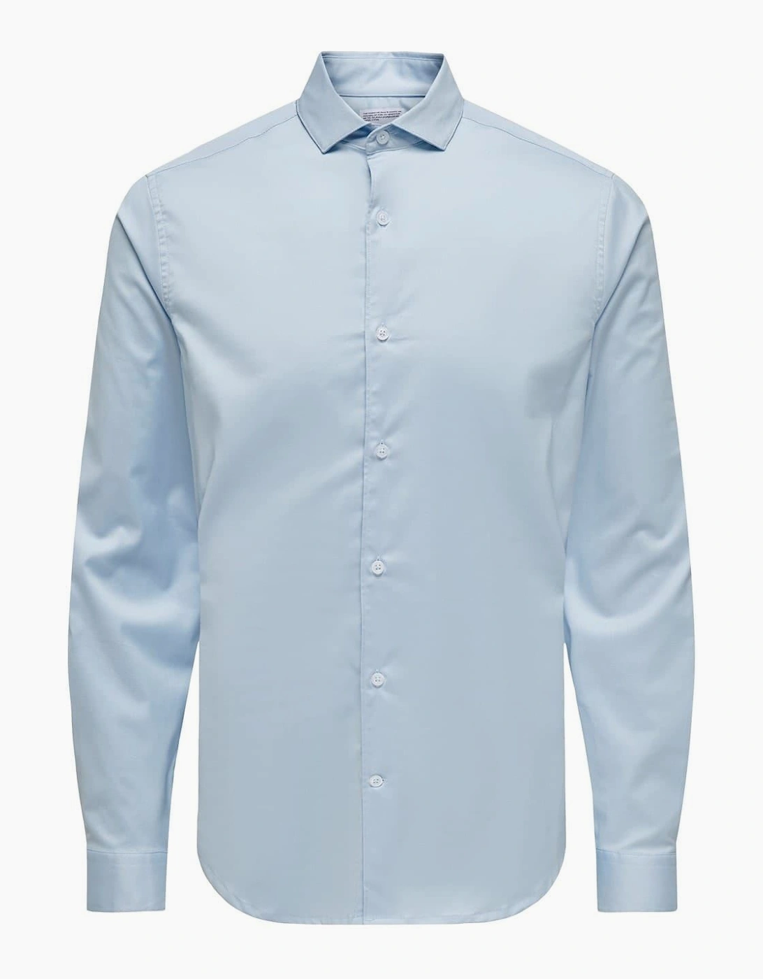 Regular Fit Long Sleeve Point Collar Shirt