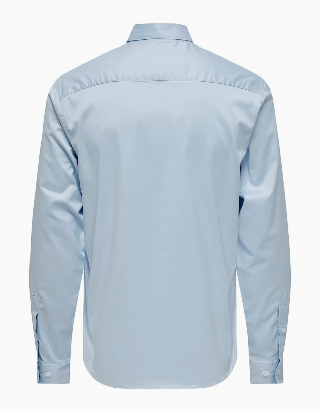 Regular Fit Long Sleeve Point Collar Shirt