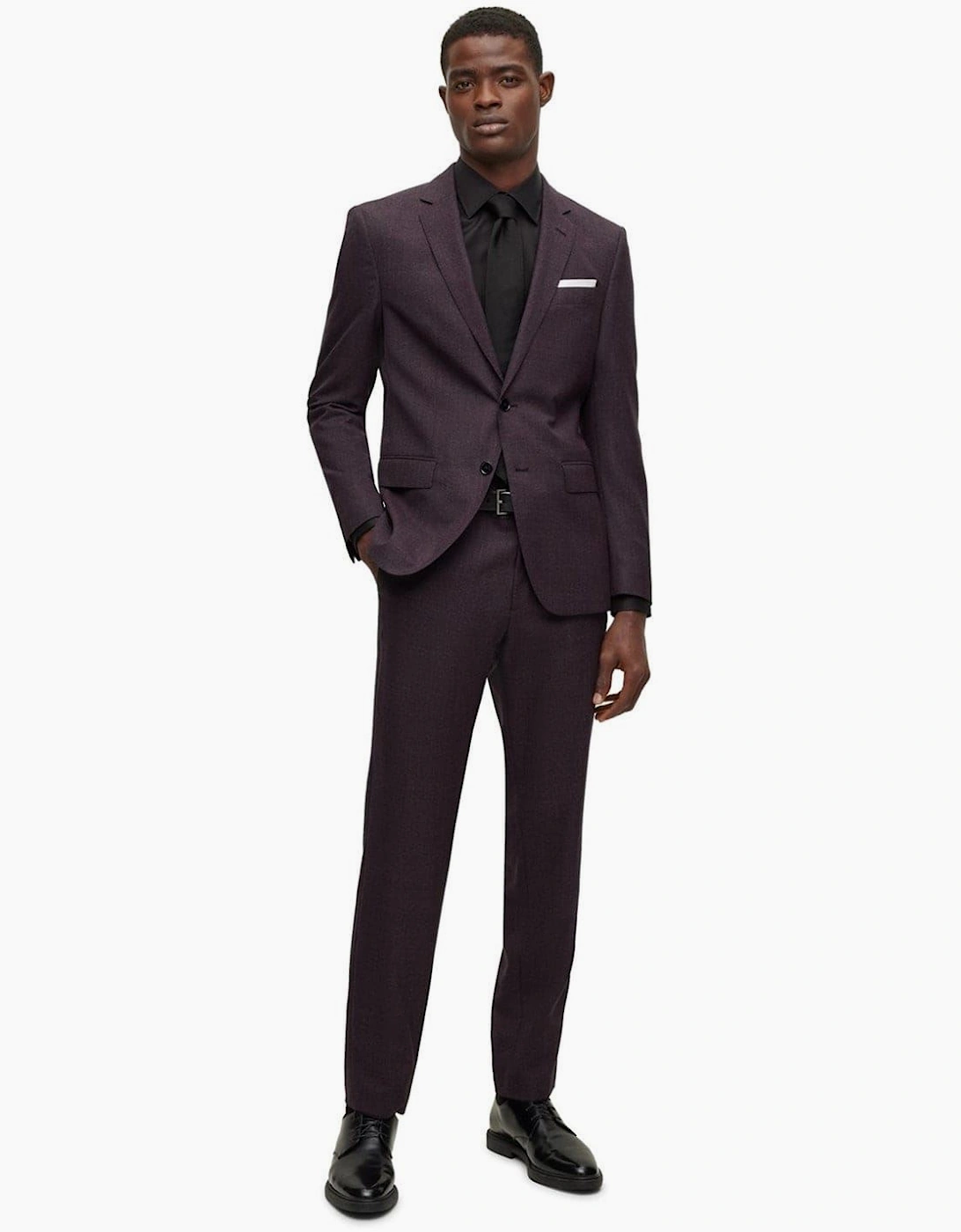 Hugo Boss Men's Black Long Sleeve Shirt - Size: 15.5 Inch