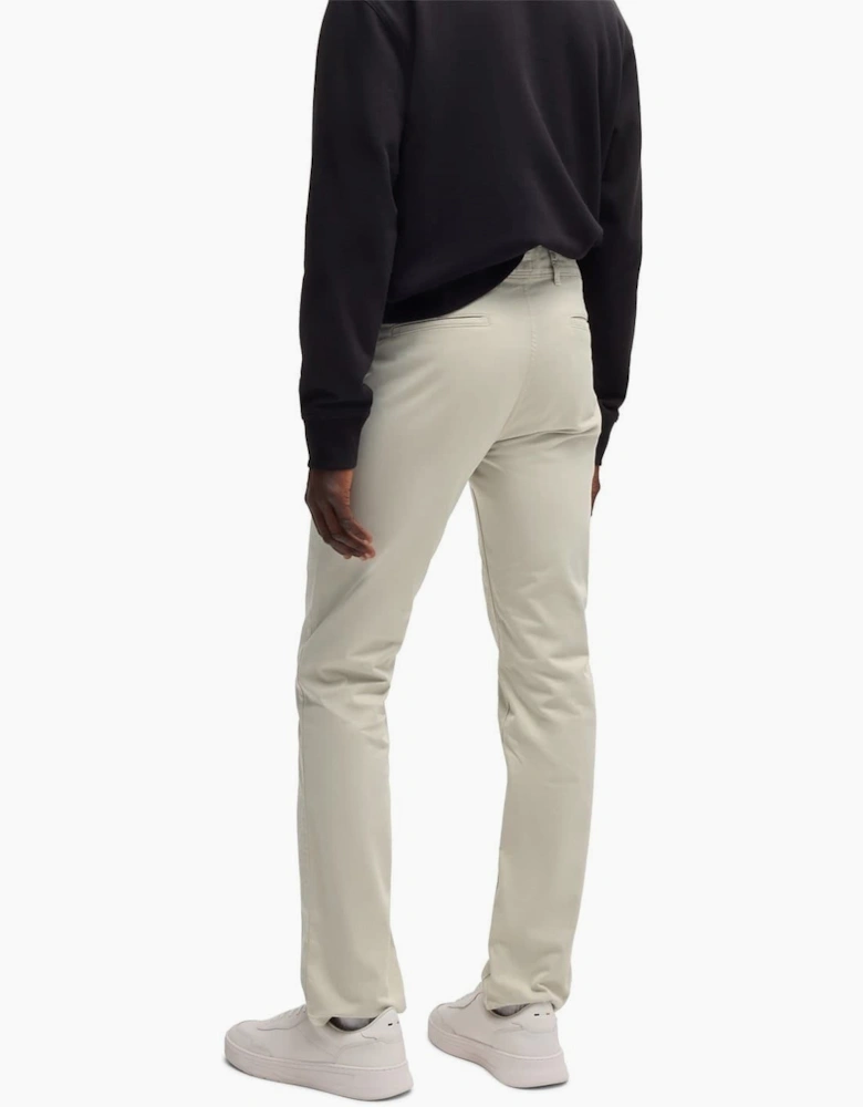 Solid Patterned Slim Chinos
