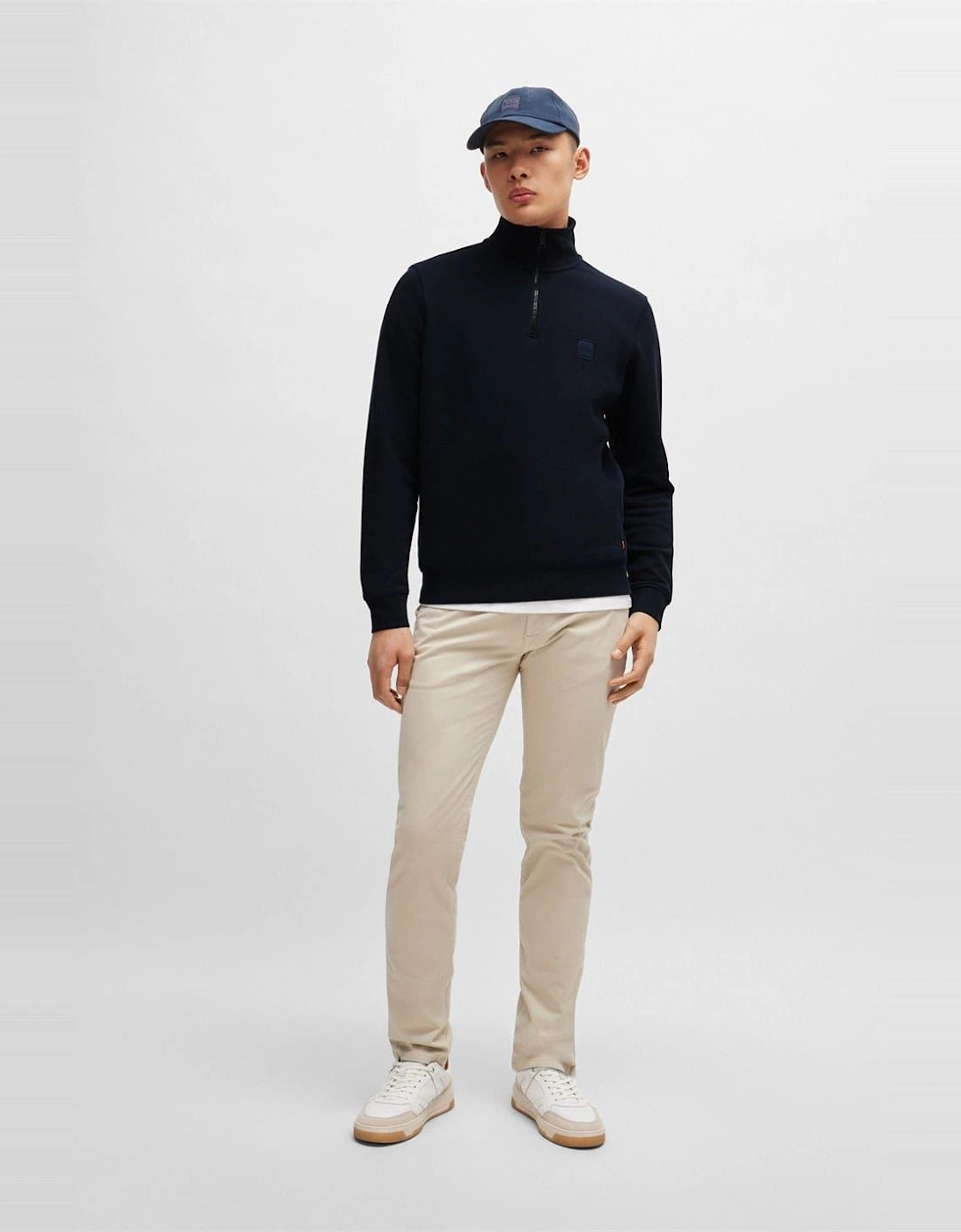 Zip Neck Sweatshirt