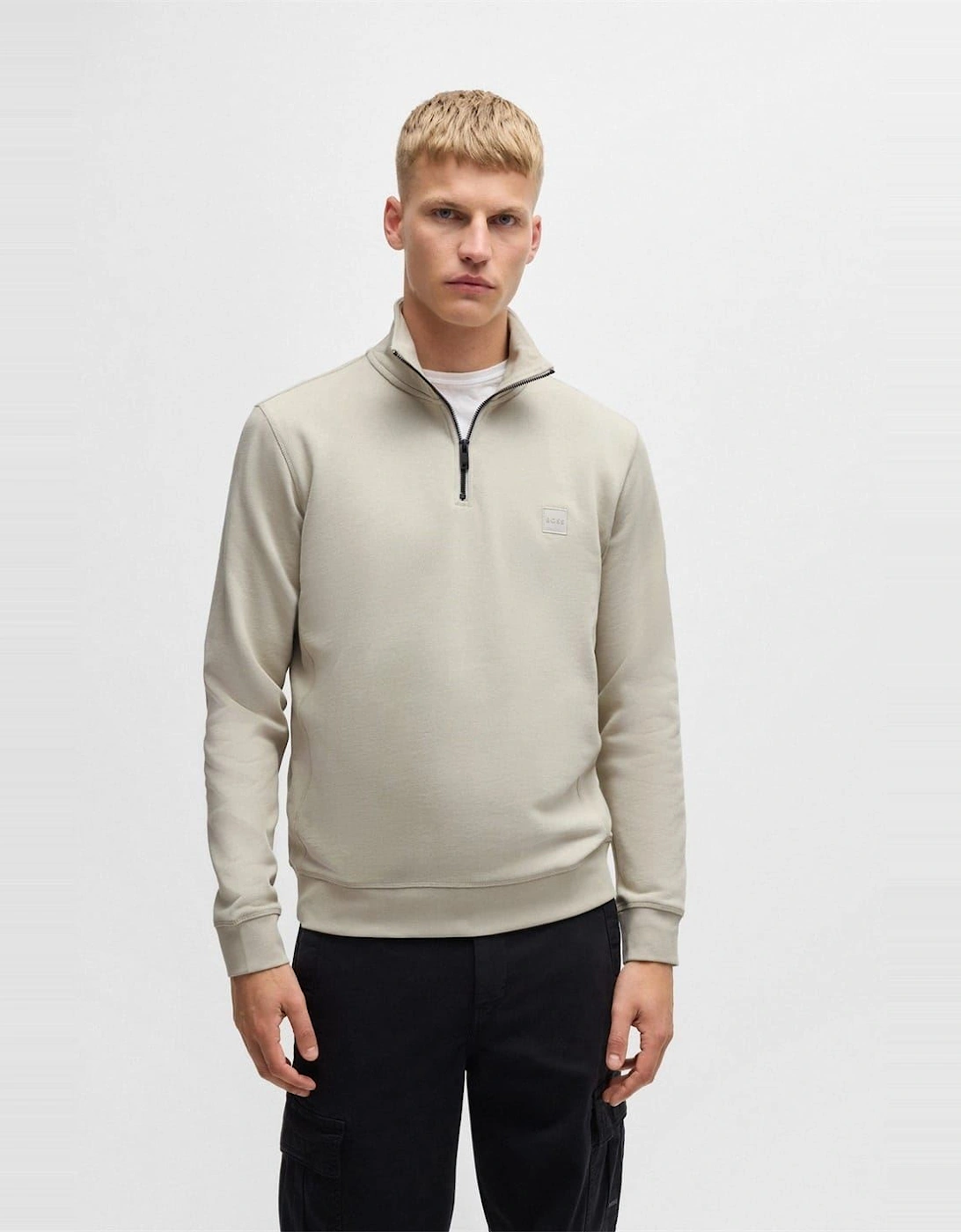 Zip Neck Sweatshirt