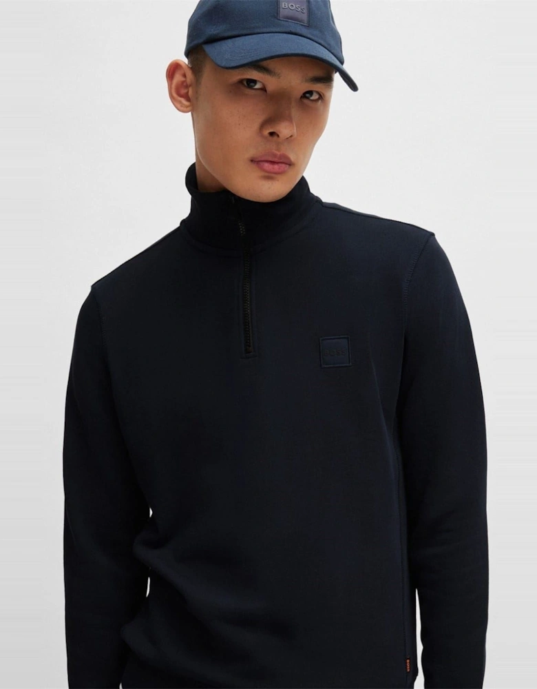 Zip Neck Sweatshirt