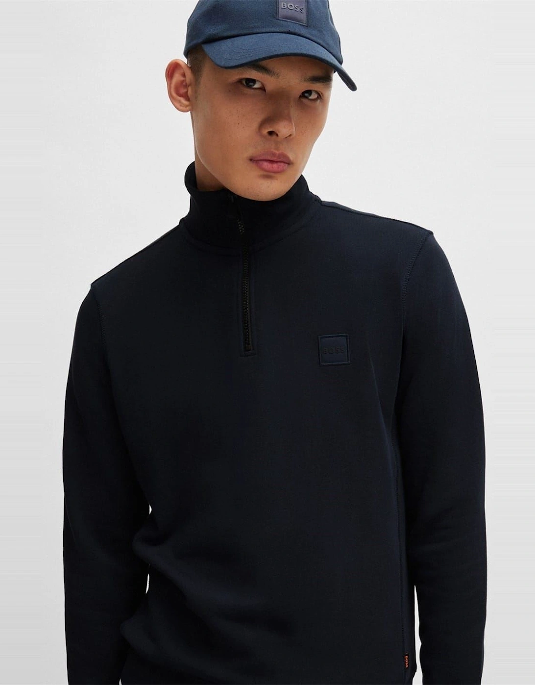 Zip Neck Sweatshirt