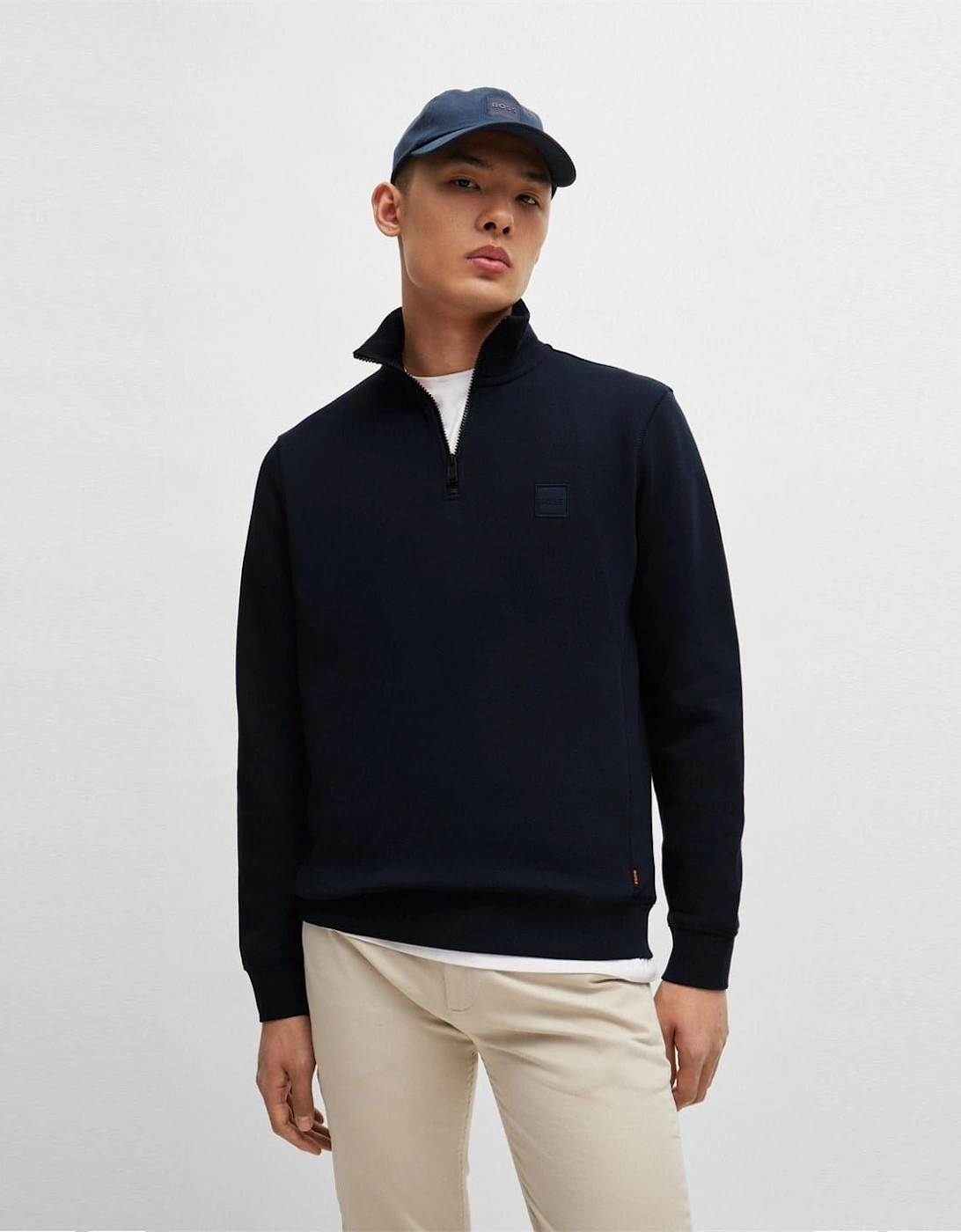 Zip Neck Sweatshirt