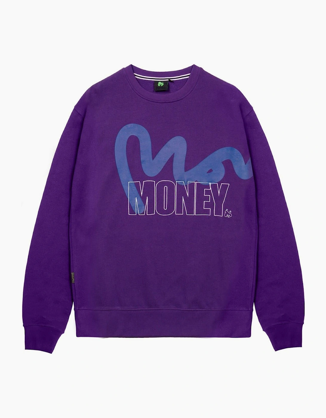 Stencil Block Printed Logo Crew Neck Sweatshirt, 5 of 4