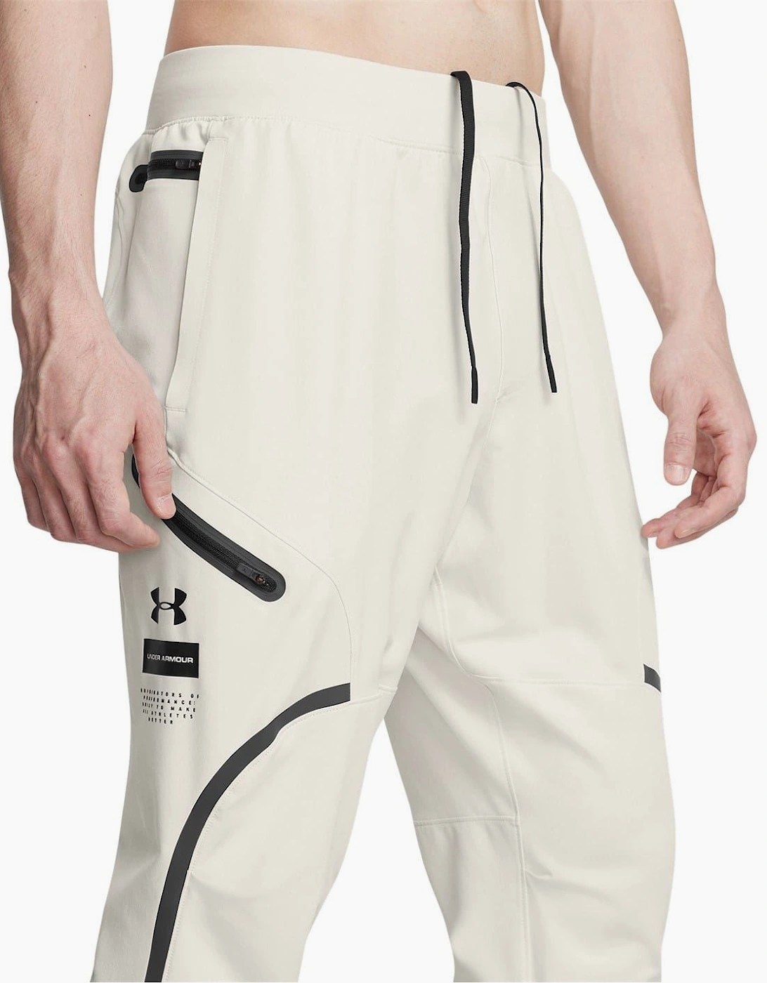 Unstoppable Zipped Pocket Solid Cargo Trousers
