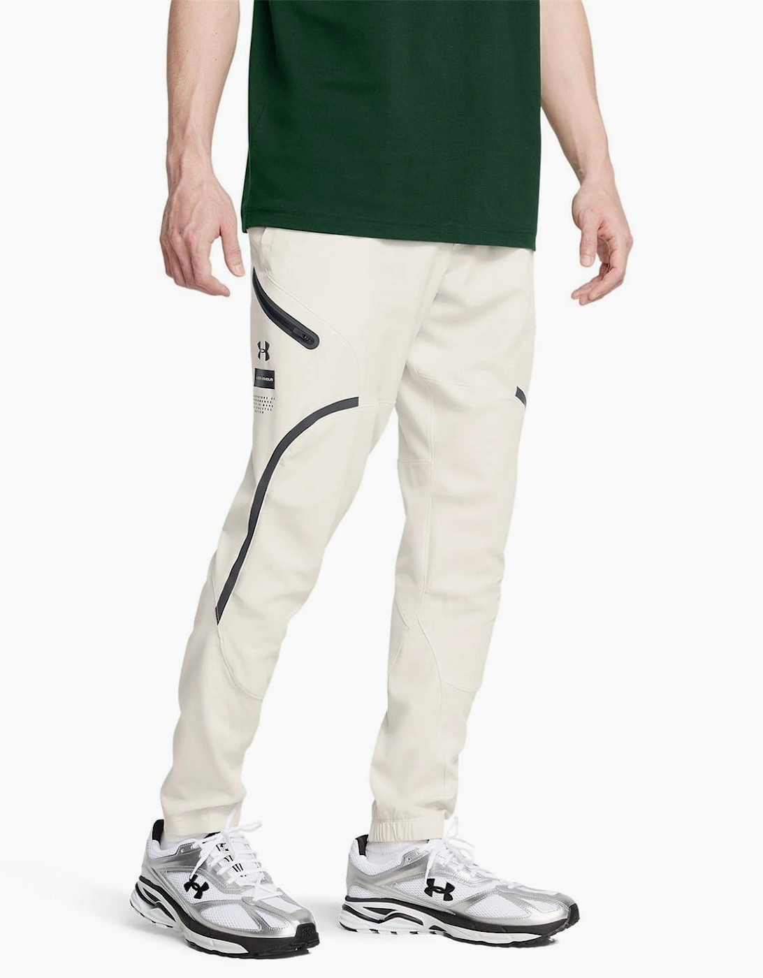 Unstoppable Zipped Pocket Solid Cargo Trousers