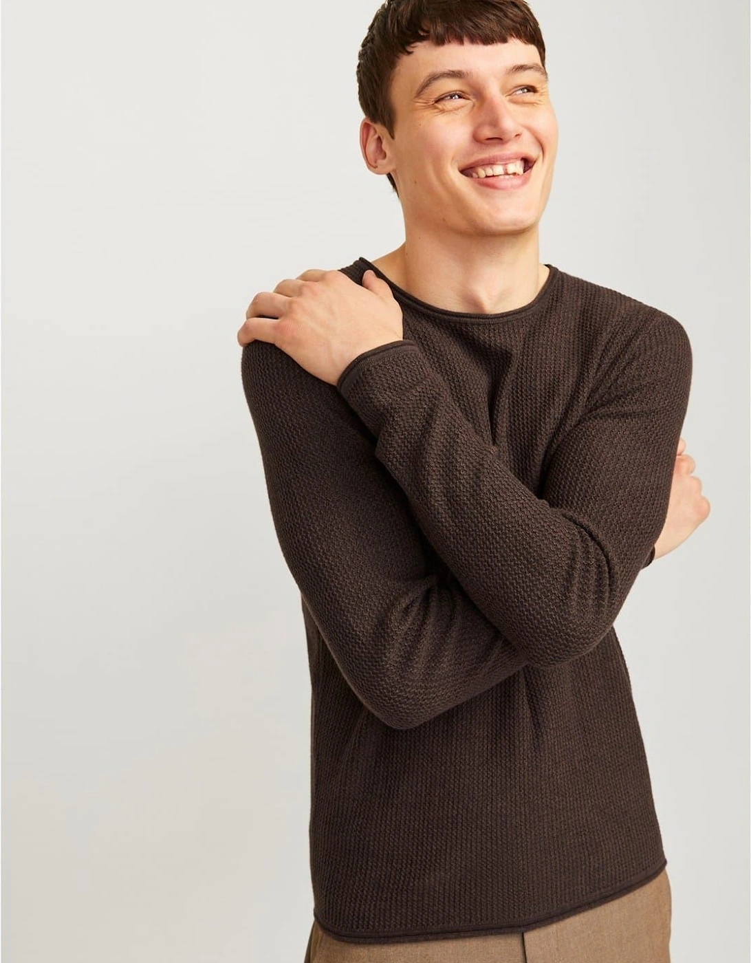 Knit Crew Neck Regular Fit Sweater