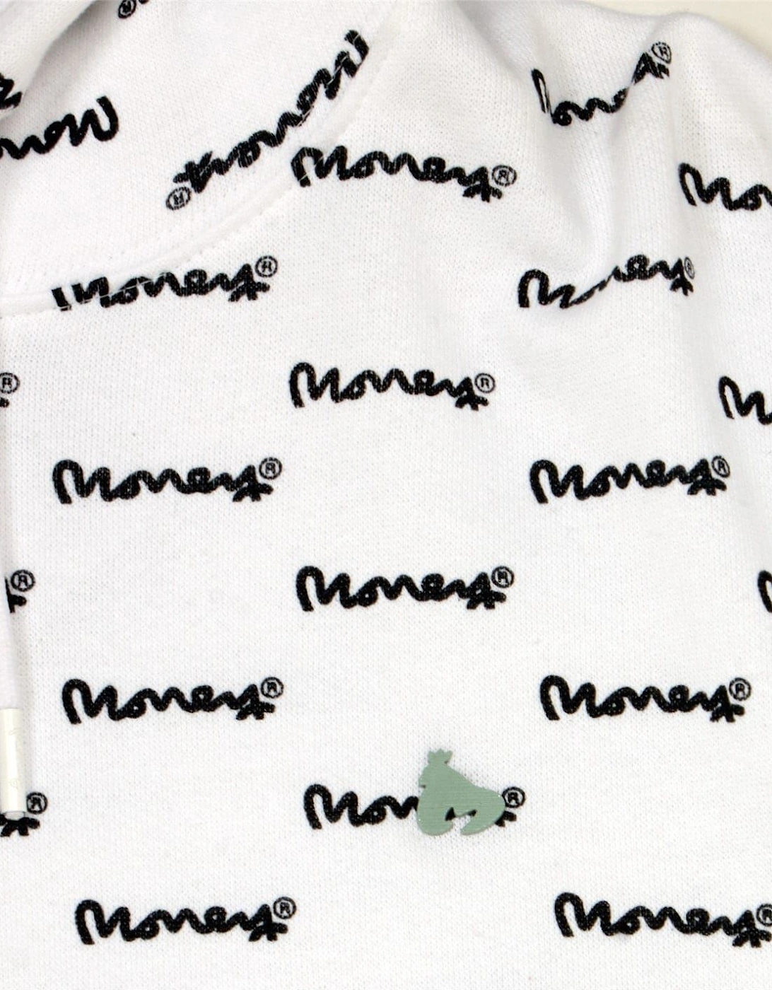 Signature Print Hooded Long Sleeve Sweatshirt