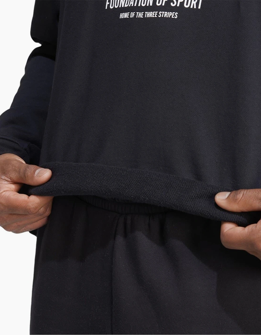 Crew Neck Drop Shoulder Long Sleeve Sweatshirt