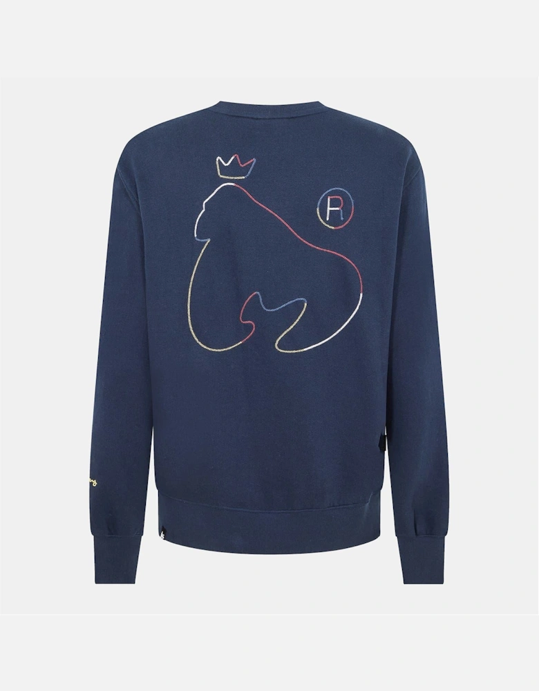 Lettered Hooded Neck Long Sleeve Sweatshirt