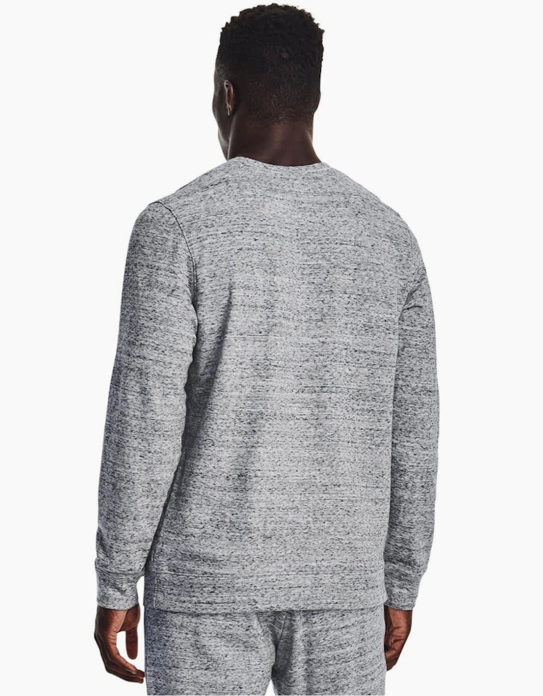 Mens Armour Rival Terry Crew Sweater