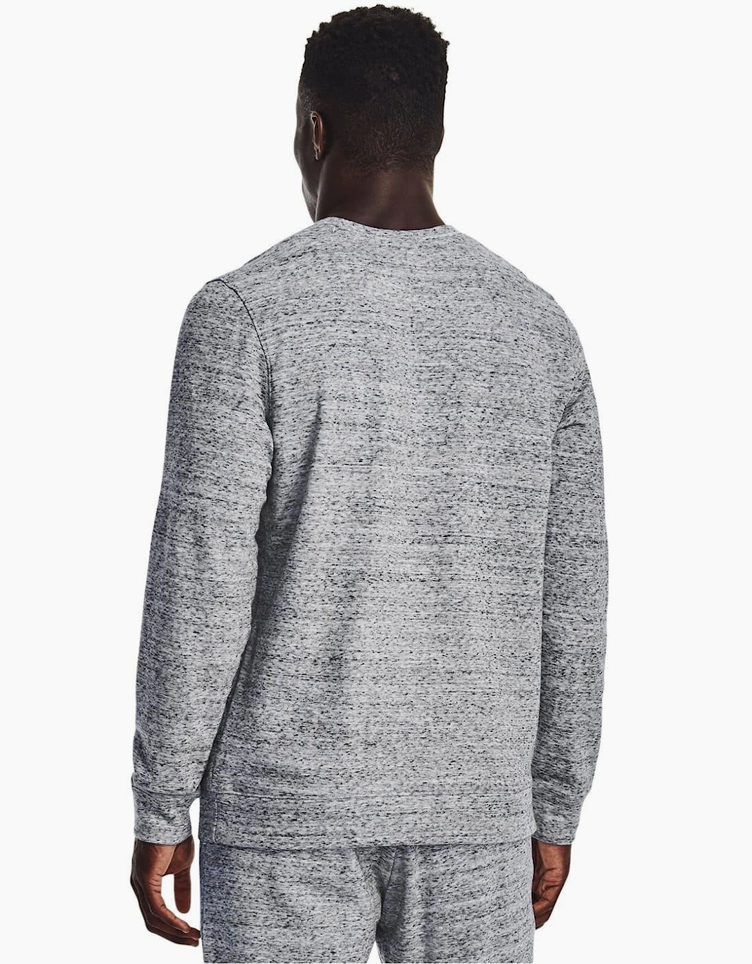 Mens Armour Rival Terry Crew Sweater