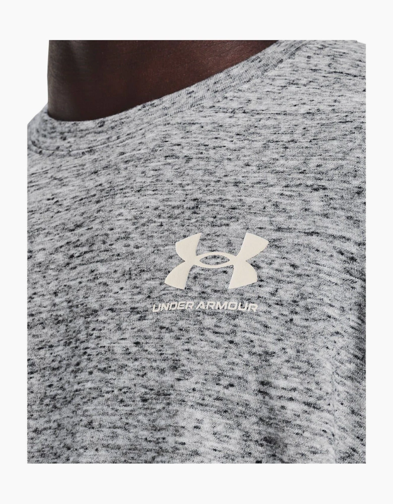 Mens Armour Rival Terry Crew Sweater