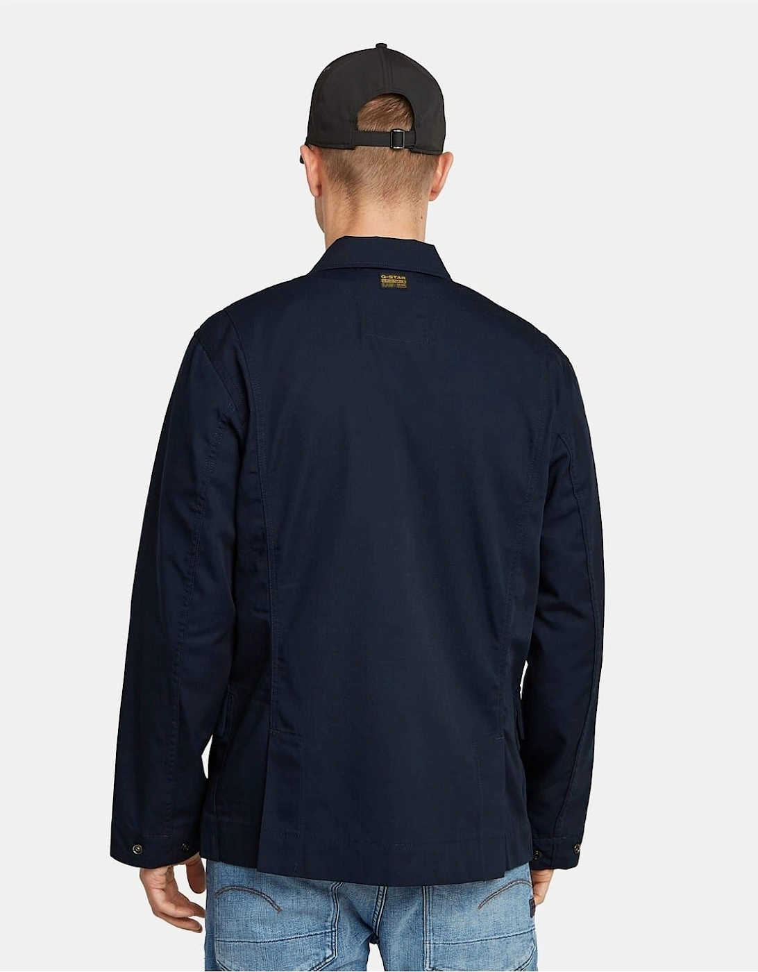Solid Patterned Overshirt with Flap Pocket