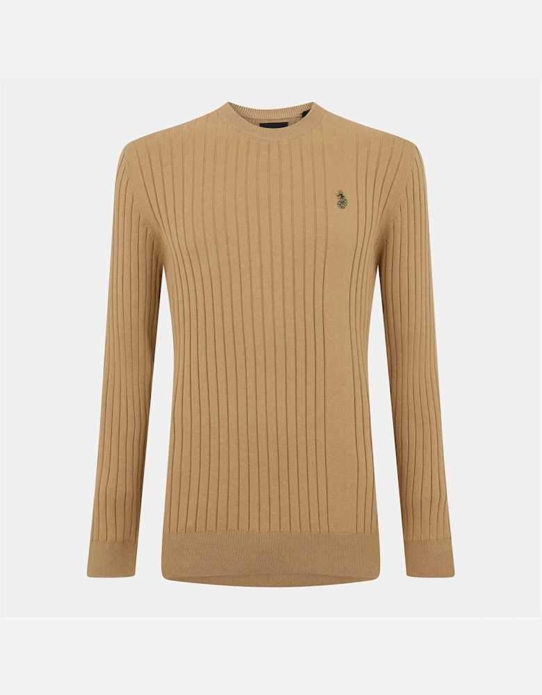 Slim Fit Crew Neck Long Sleeve Sweater