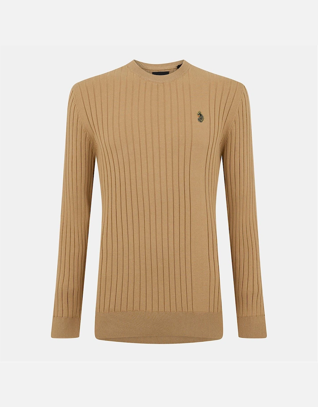 Slim Fit Crew Neck Long Sleeve Sweater