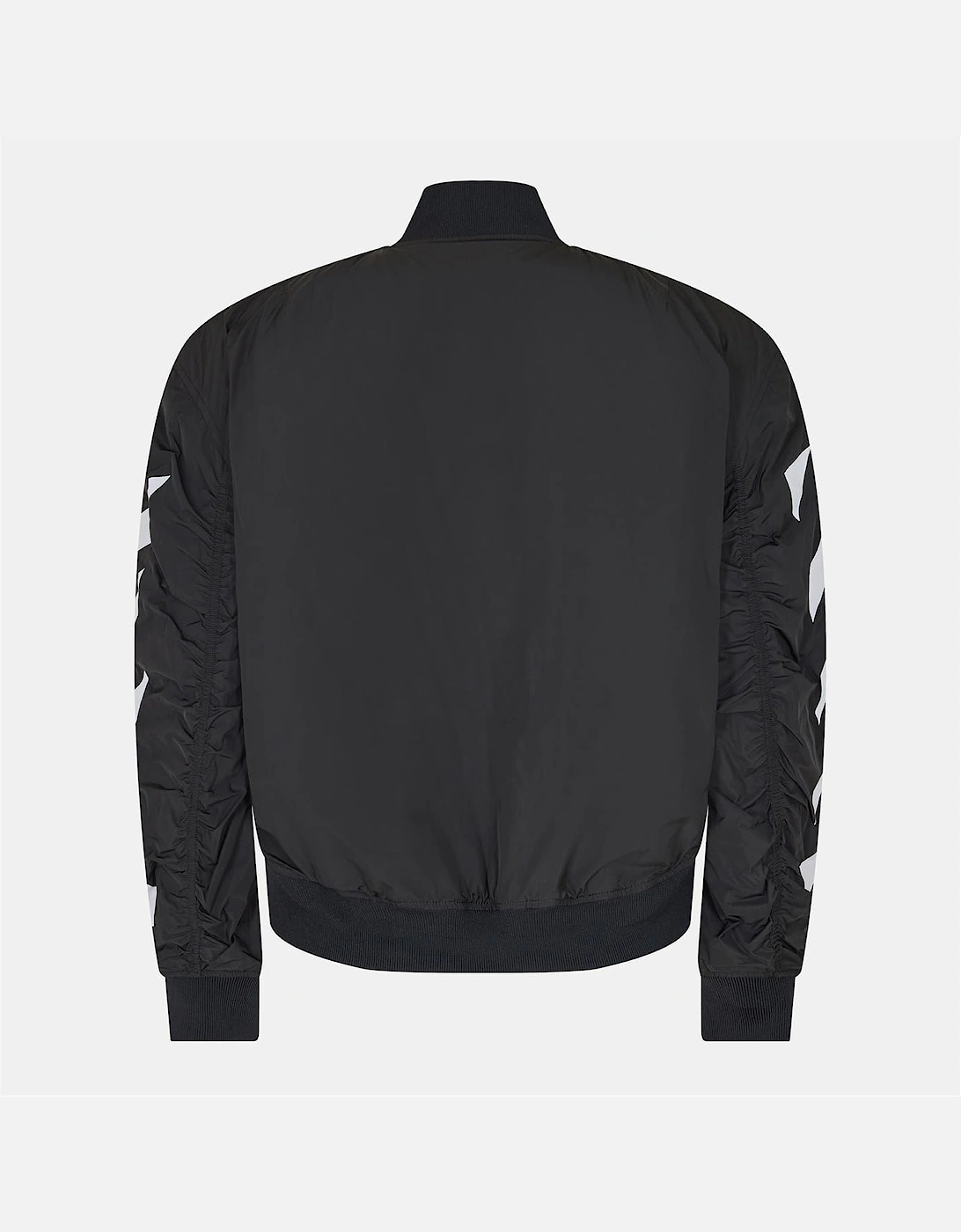 Color Block Ribbed Cuff Bomber Jacket