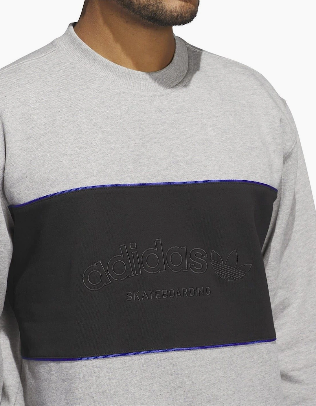 Arched Lettering Regular Fit Long Sleeve Sweatshirt