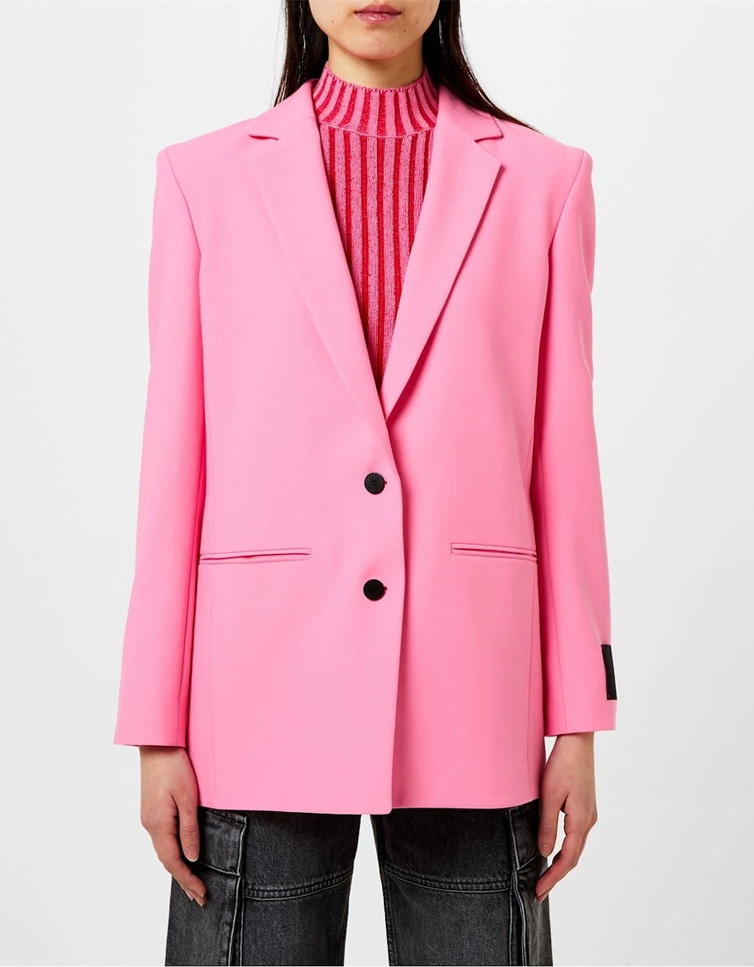 Notched Neck Regular Fit Blazer Jacket, 6 of 5