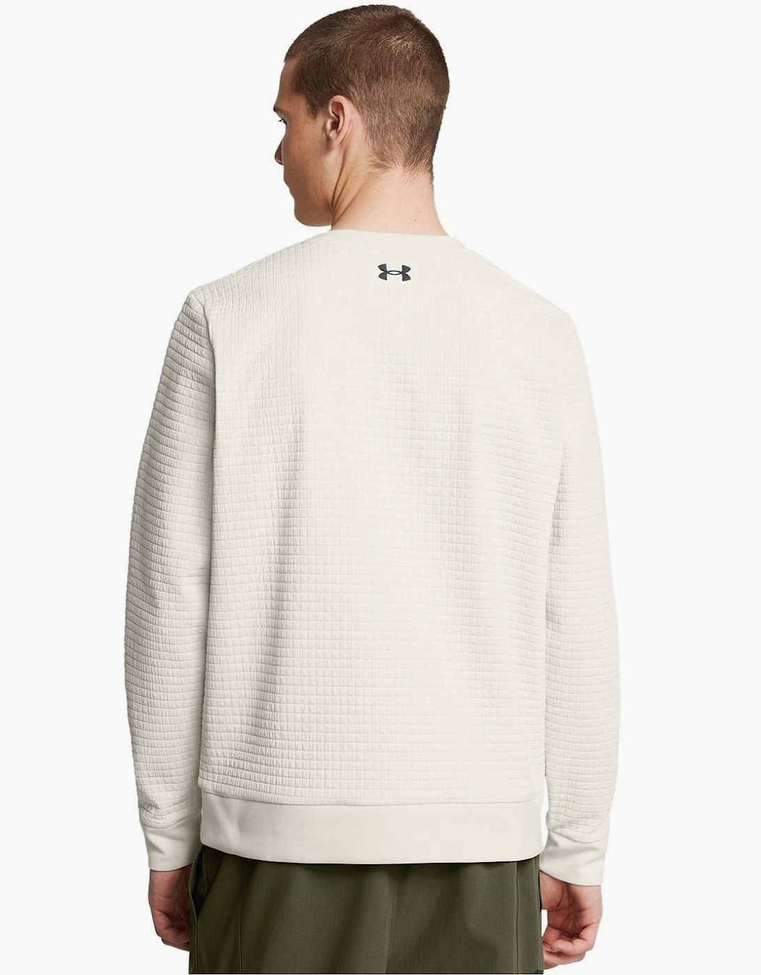 Unstoppable Crew Neck Ribbed Collar Long Sleeve Sweater