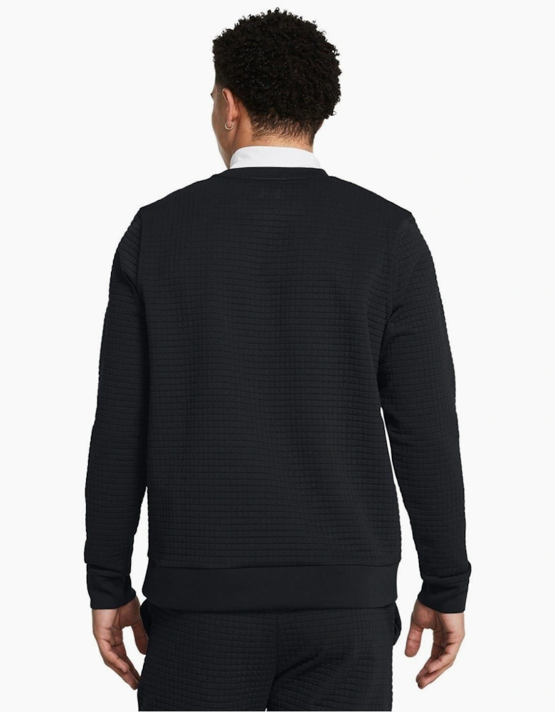 Unstoppable Crew Neck Ribbed Collar Long Sleeve Sweater