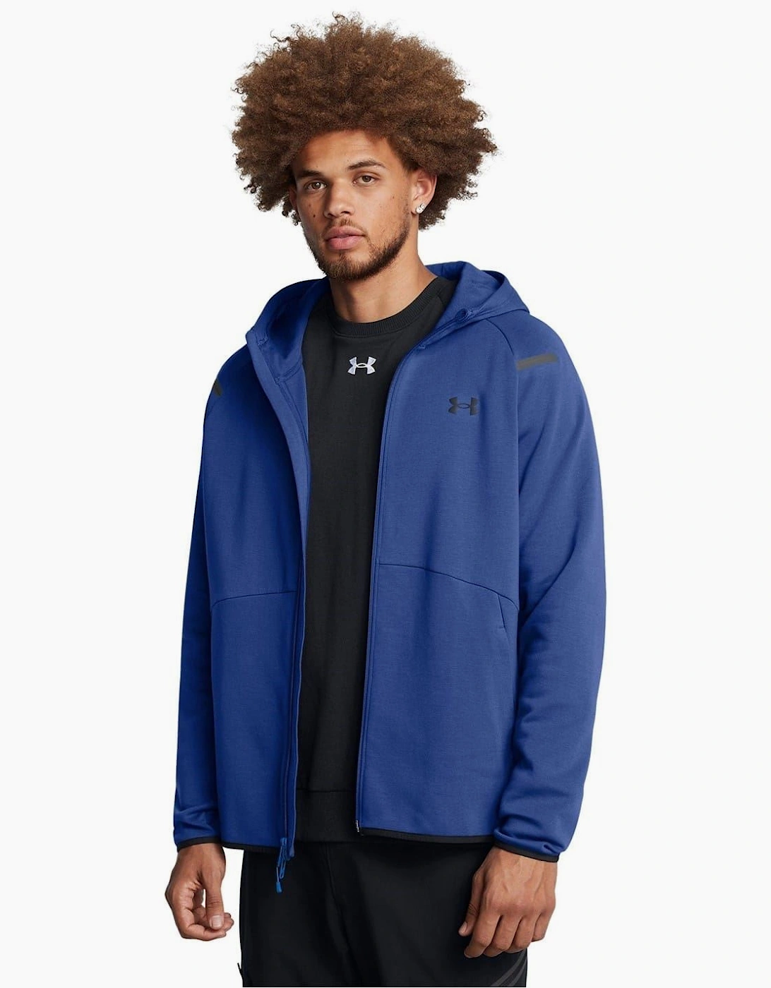 Unstoppable Hooded Ribbed Cuff Sweat Jacket