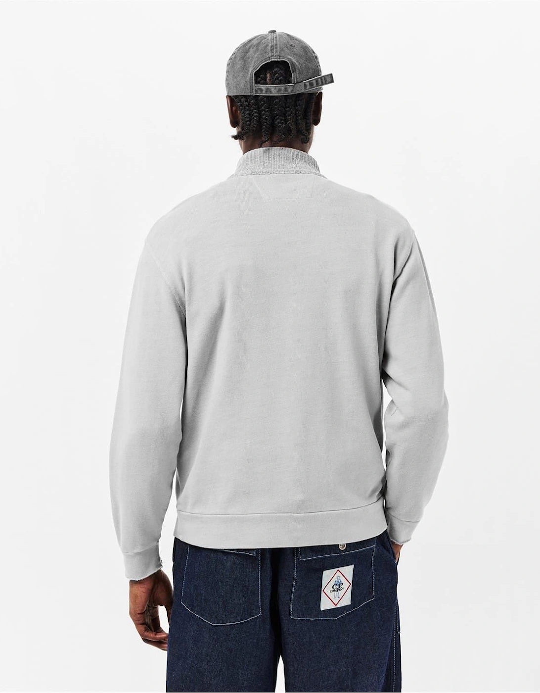 Polo Collar Sweatshirt