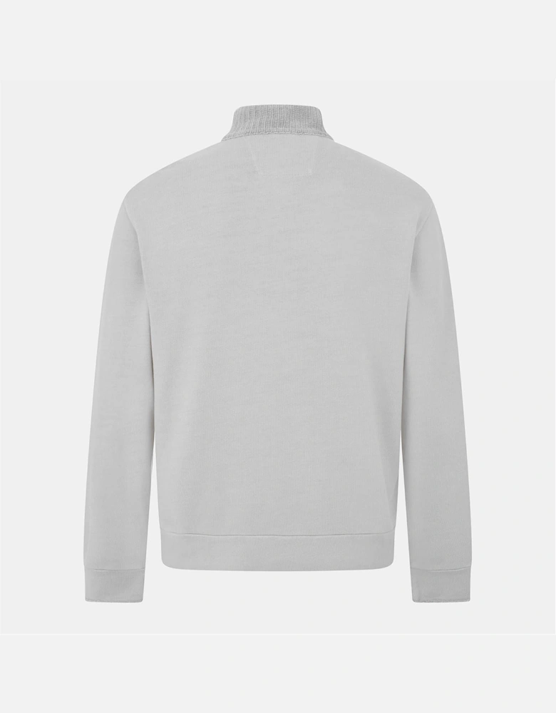 Polo Collar Sweatshirt