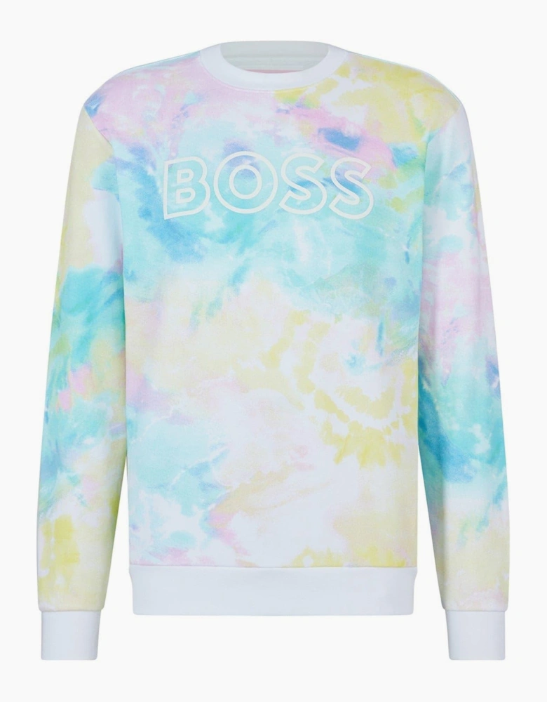 Regular Fit Lettering Crew Neck Sweater
