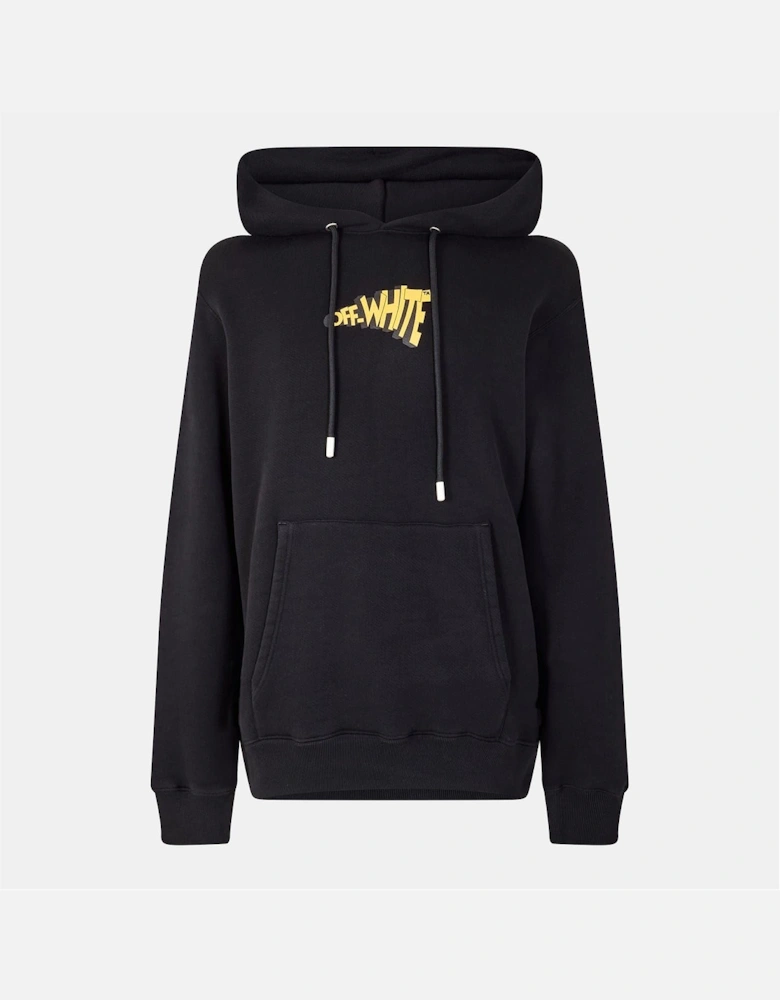 Slim Fit Lettering Hooded Sweatshirt