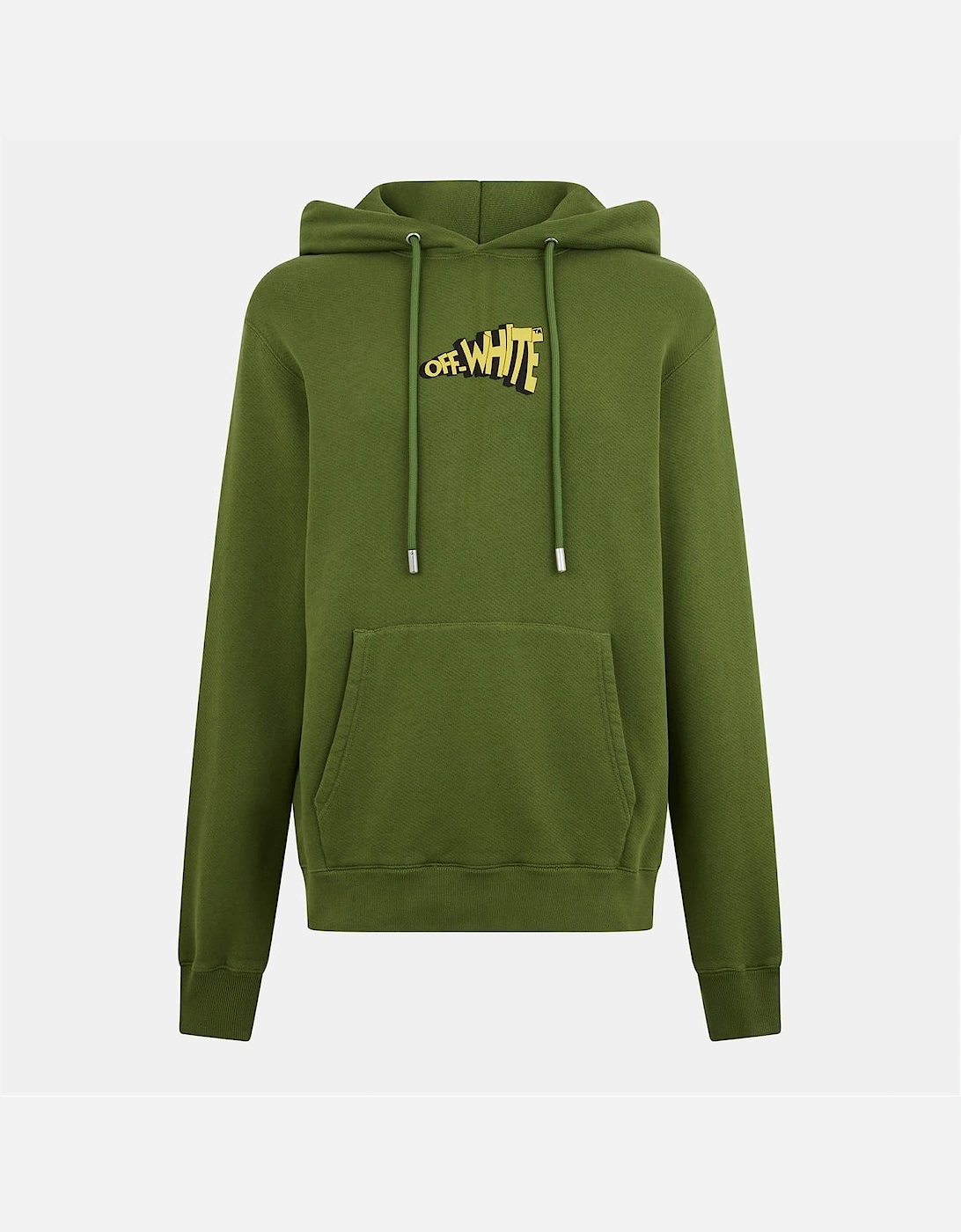 Slim Fit Lettering Hooded Sweatshirt