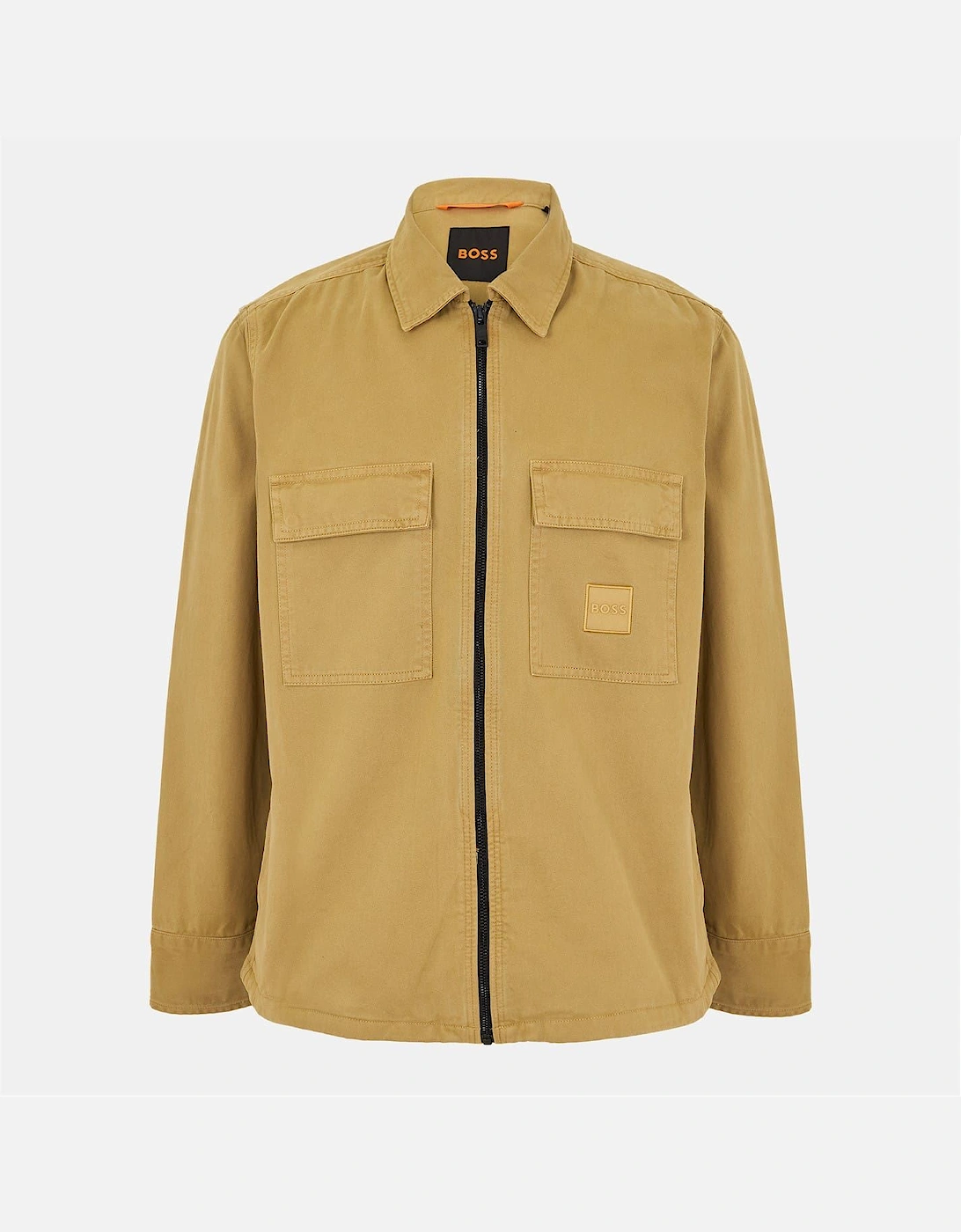 Solid Patterned Snap Button Overshirt, 2 of 1