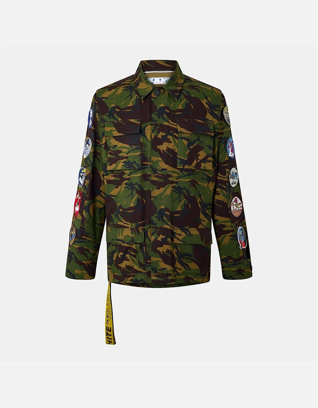 Camo Patterned Snap Button Field Jacket, 2 of 1