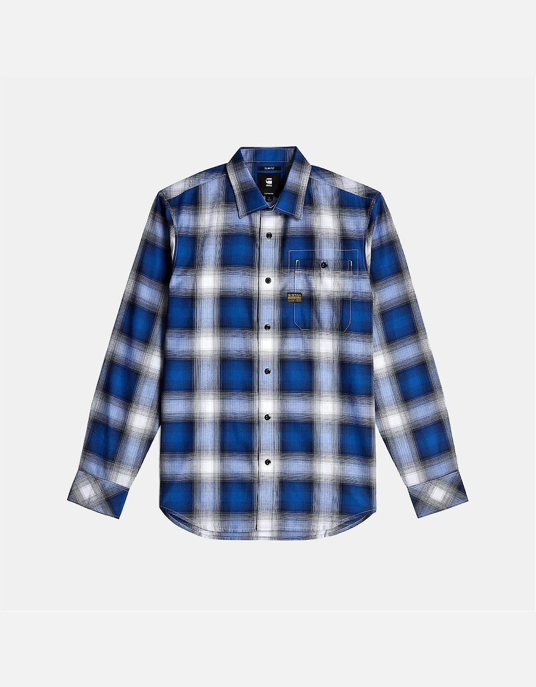 Logo Badge Collared Neck Long Sleeve Shirt, 6 of 5