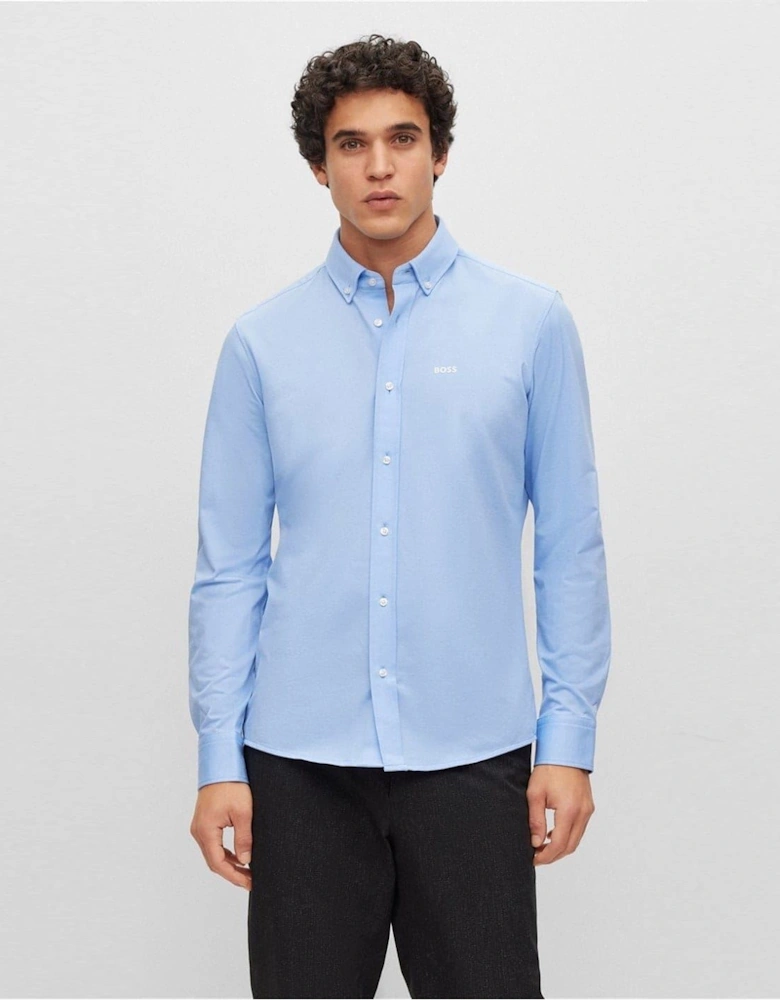 Joe Button Down Collar Long Sleeve Oxford Shirt
