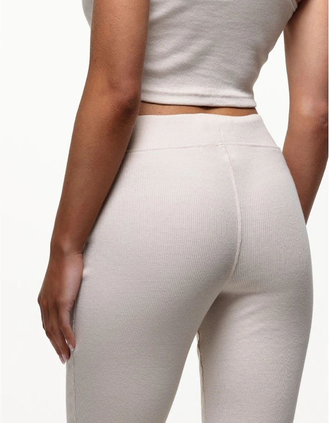 Ribbed Leggings Cream