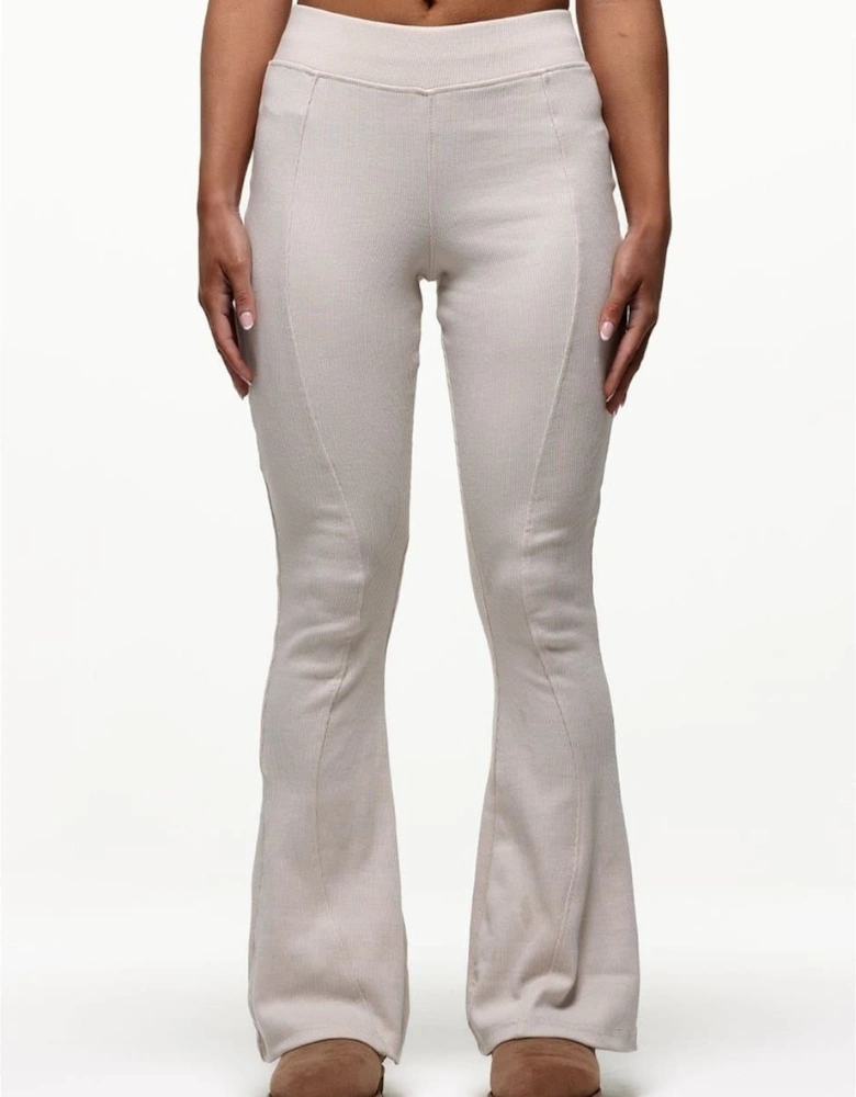 Ribbed Leggings Cream