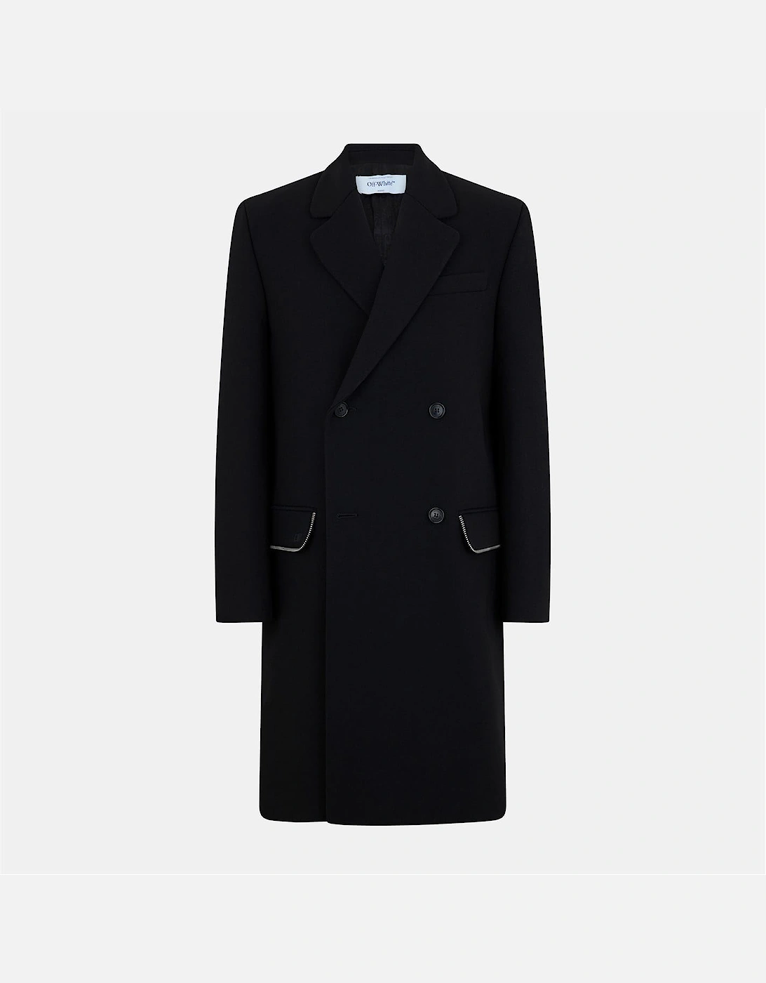 Solid Patterned Lapel Collared Over Coat, 2 of 1