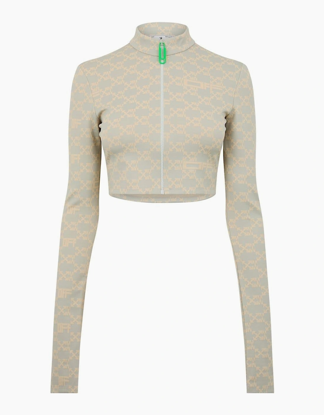 Cropped Turtleneck Slim Fit Athletic Top