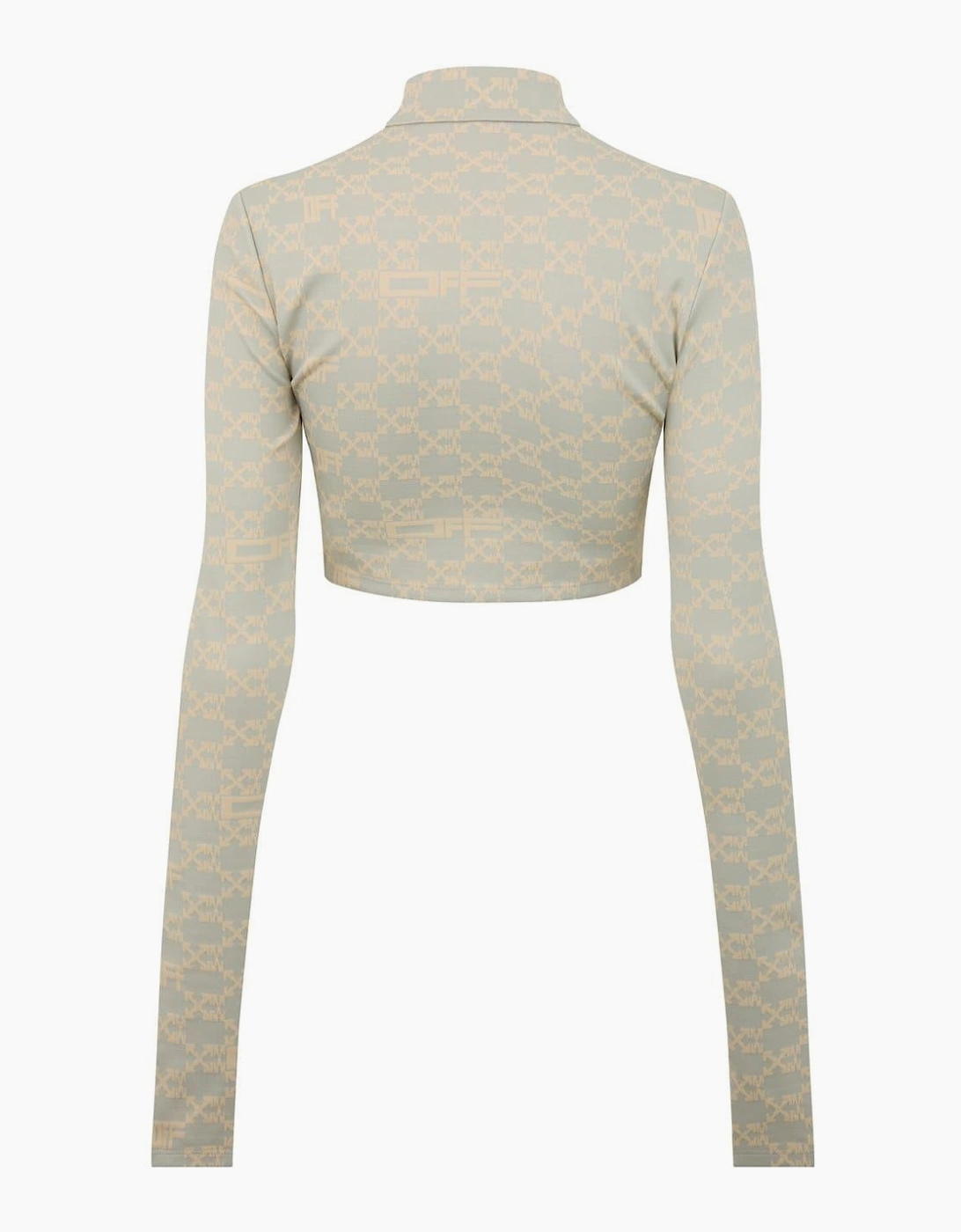 Cropped Turtleneck Slim Fit Athletic Top
