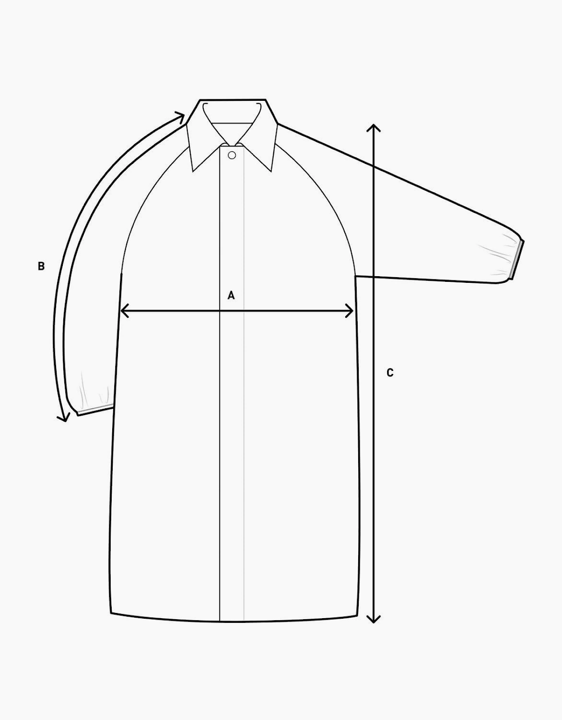 Solid Patterned Snap Button Over Coat