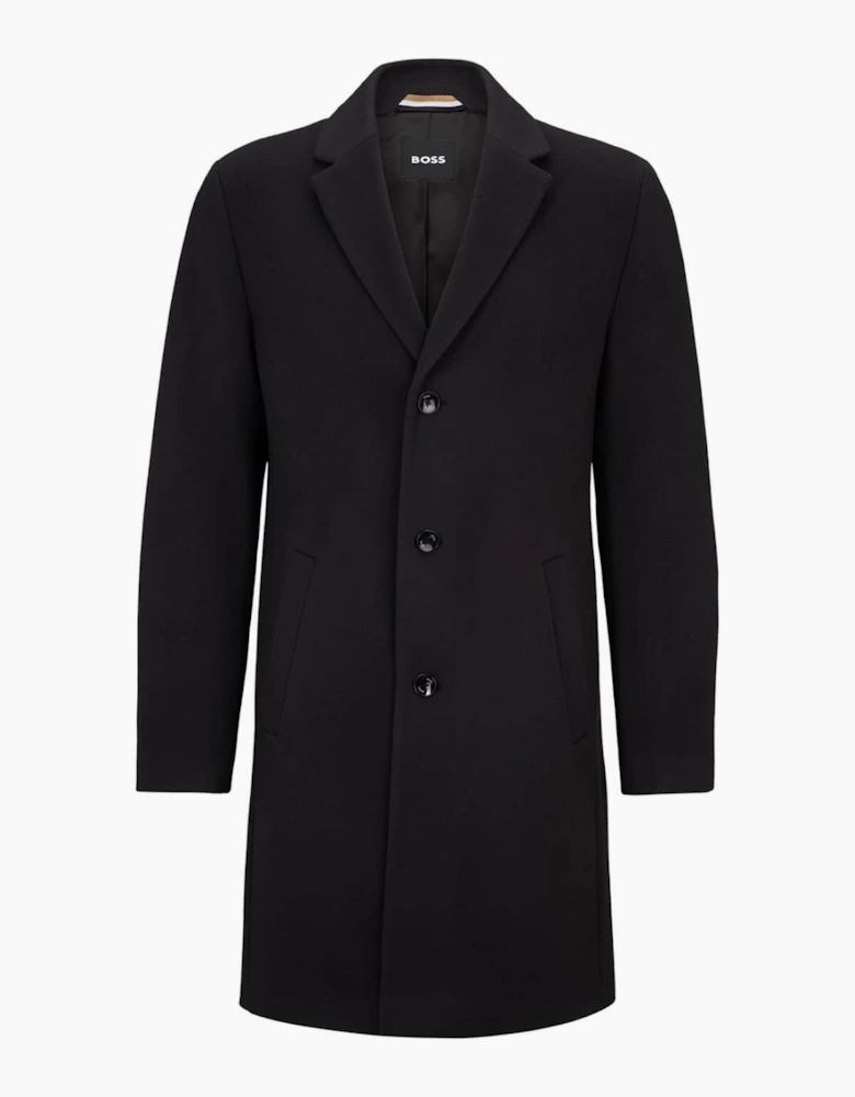Hyde Solid Patterned Notch Collar Trench Coat
